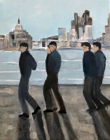 Jo Holdsworth - Good morning London - Oil on canvas 25 x 30 cm